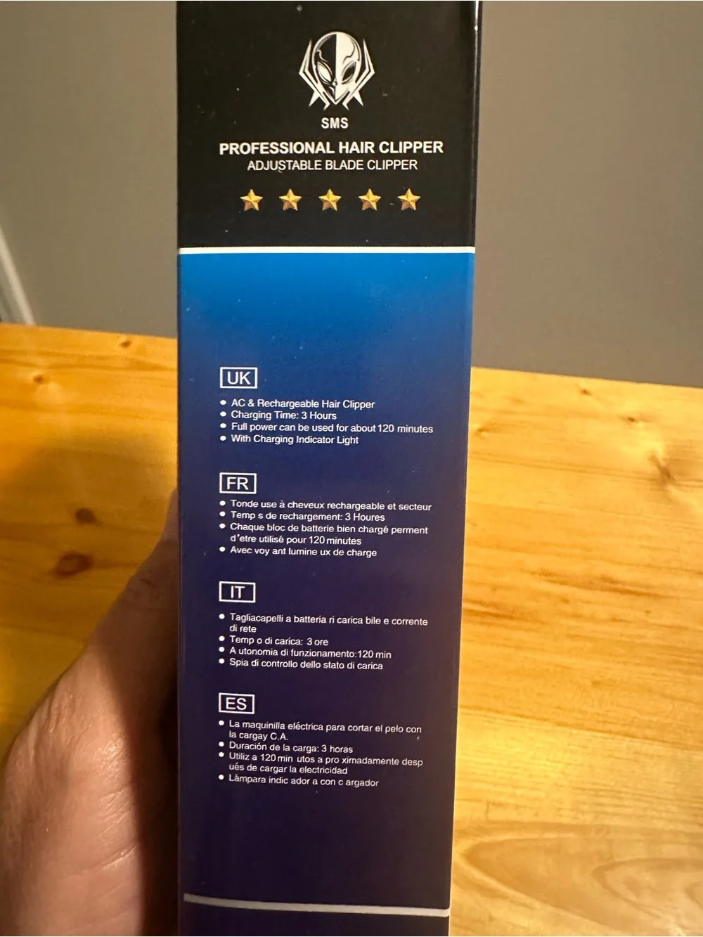 Professional Gold Hair Clipper - Adjustable Blade